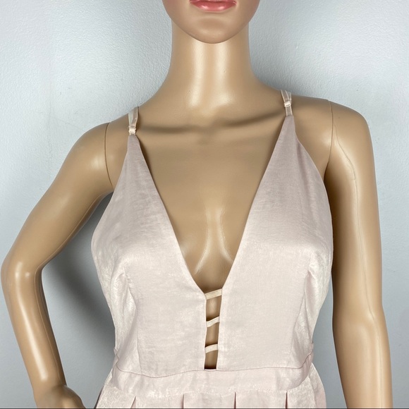 NEW FREE PEOPLE SPAGHETTI STRAP FIT & FLARE DRESS - Picture 3 of 8